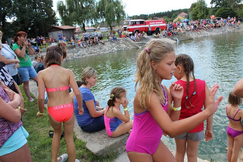 Sokolečská lávka v režii místních sokolů a dobrovolných hasičů přinesla báječnou zábavu.