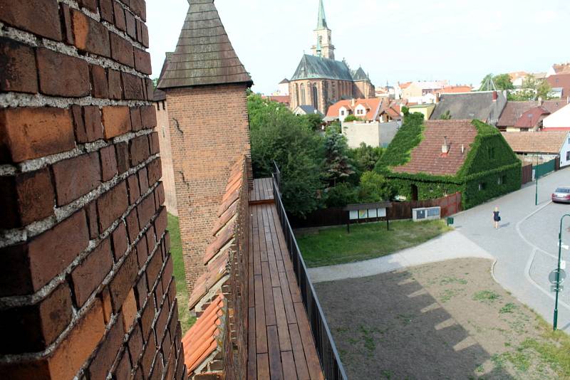 Část nymburských hradeb z lokality od Rejdiště je volně přístupná veřejnosti.