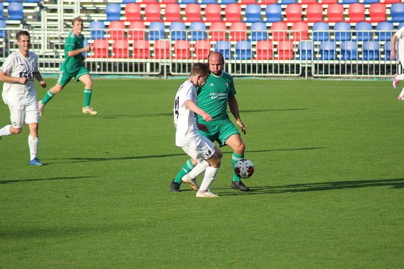 Z fotbalového utkání okresního přeboru Bohemia Poděbrady B - Přerov nad Labem