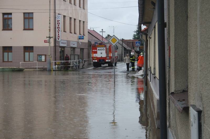 Povodeň ve Vestci a Křinci