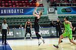 Z basketbalového utkání Ligy mistrů Bursa - Nymburk (93:96 pp)