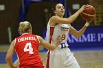 Z basketbalového utkání FIBA Eurocup Women Nymburk - Namur Capitale (70:41)