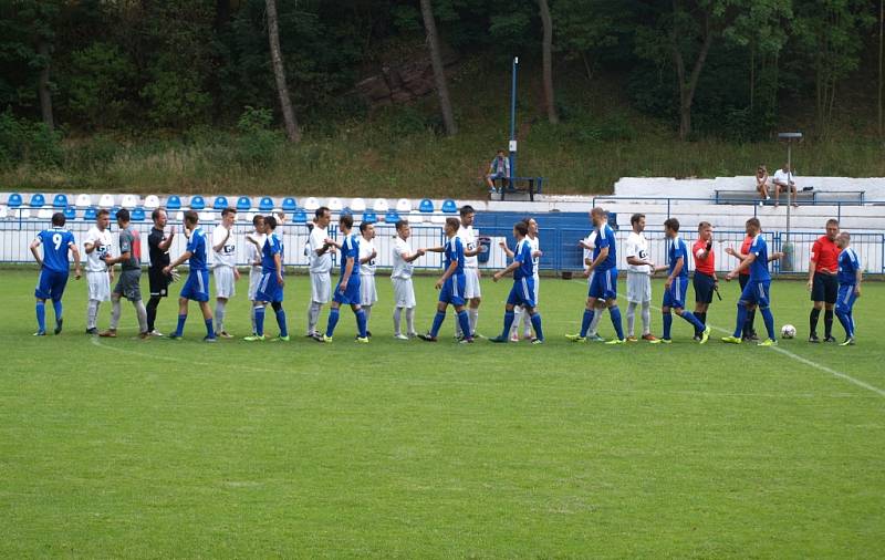 Z fotbalového utkání I.A třídy Český Brod B - Bohemia Poděbrady (1:1, na penalty 4:2)