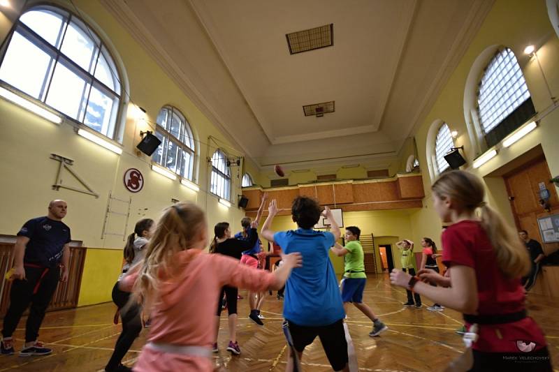 Novou sportovní disciplínu zkoušeli na Tyršově škole.