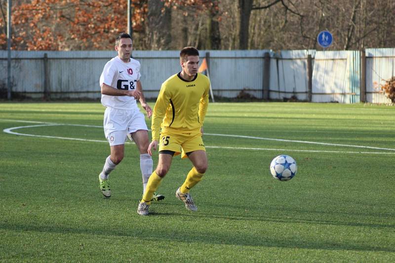 Z fotbalového utkání I.A třídy Bohemia Poděbrady - Záryby (1:2)