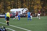 Z fotbalového utkání krajského přeboru Bohemia Poděbrady - Vlašim B (2:2, PK 4:3)