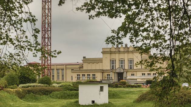 Radiotelegrafní vysílací stanice Poděbrady v květnu 2021.