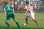 Z fotbalového utkání krajského přeboru Polaban Nymburk - Sokol Zápy (0:0)