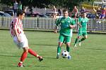 Z fotbalového utkání krajského přeboru Polaban Nymburk - Sokol Zápy (0:0)