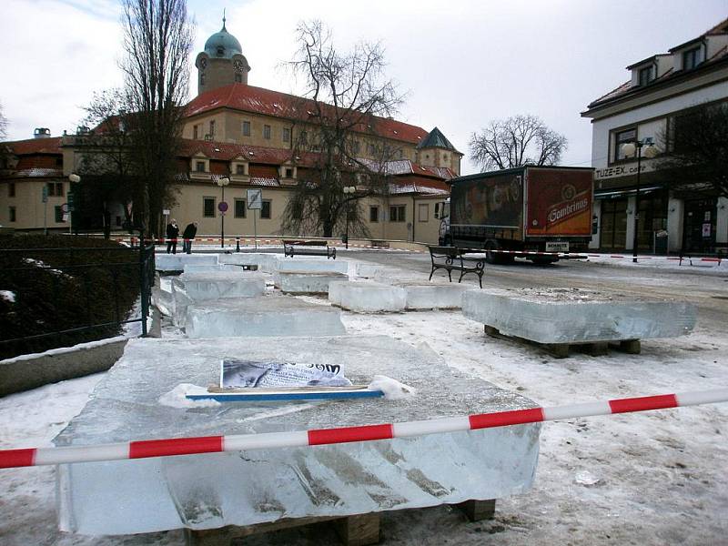 Ledové tvoření proběhne v pátek a sobotu na Jiřího náměstí. 