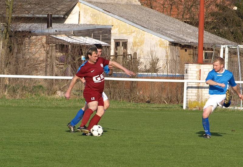 Fotbalisté Opočnice přišli v zápase s rezervou Bohemie o dvoubrankový náskok. Hosté vyrovnali v poslední minutě.