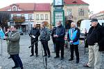 V Nymburce vyvrcholily oslavy 30. výročí Sametové revoluce v neděli odpoledne průvodem a shromážděním na náměstí.