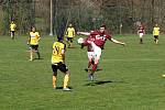 Z fotbalového utkání krajského přeboru Poříčí nad Sázavou - Bohemia Poděbrady (2:1)