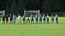 Z fotbalového utkání okresního přeboru Přerov nad Labem - Všejany (3:2)