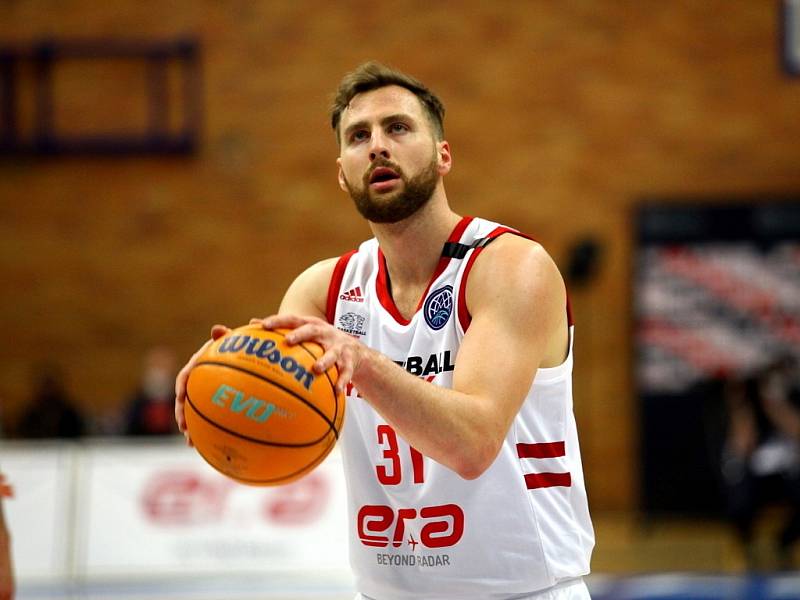 Z basketbalového utkání Ligy mistrů Nymburk - Bamberg