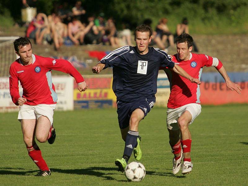 Z fotbalového utkání I.A třídy Poděbrady - Zeleneč (6:1)