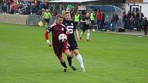 Z fotbalového utkání I.A třídy Bohemia Poděbrady - Slovan Poděbrady (3:0)