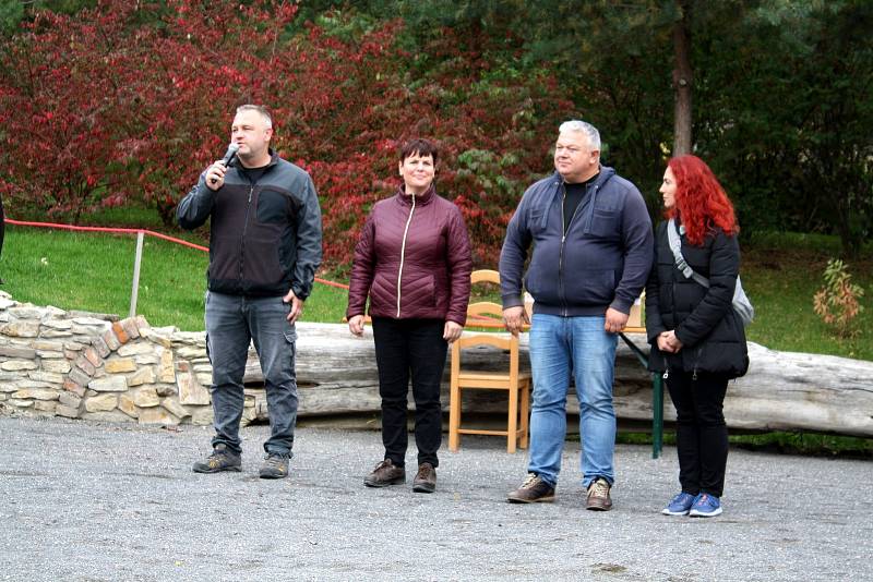 Polská delegace na návštěvě v Milovicích.