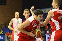 Z basketbalového utkání Mattoni NBL Nymburk - Jindřichův Hradec (104:43)