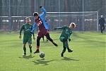 Z přípravného fotbalového utkání Bohemia Poděbrady - Polaban Nymburk (3:1)