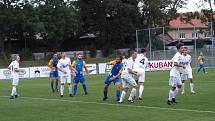 Z fotbalového utkání okresního přeboru Bohemia Poděbrady B - Všejany (2:1)