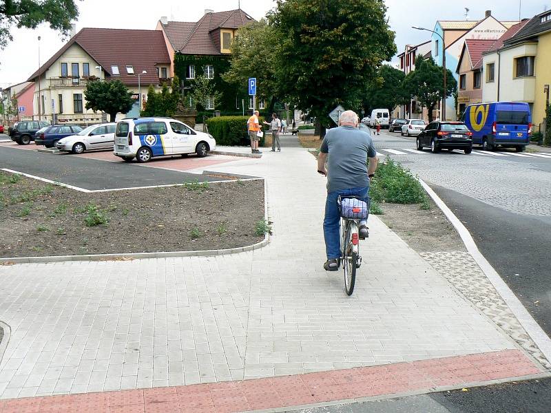 Kritizované řešní v ulicích Za Nádražím, Budovcova a Revoluční