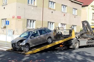 V pondělí kolem třetí odpolední se stala dopravní nehoda na křižovatce ulic Maršála Koněva a Masarykova.