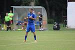 Z přípravného fotbalového utkání Slovan Poděbrady - Český Brod B (1:4)