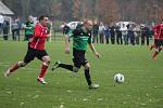 Z okresního fotbalovéhop derby krajského přeboru Polaban Nymburk - Ostrá (1:0)