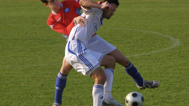 Z utkání fotbalové I.A třídy Polepy - Bohemia Poděbrady (4:1)