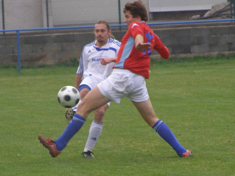 Z utkání fotbalové I.A třídy Polepy - Bohemia Poděbrady (4:1)