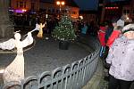 Z rozsvěcení vánočního stromu v Nymburce před dvěma lety.