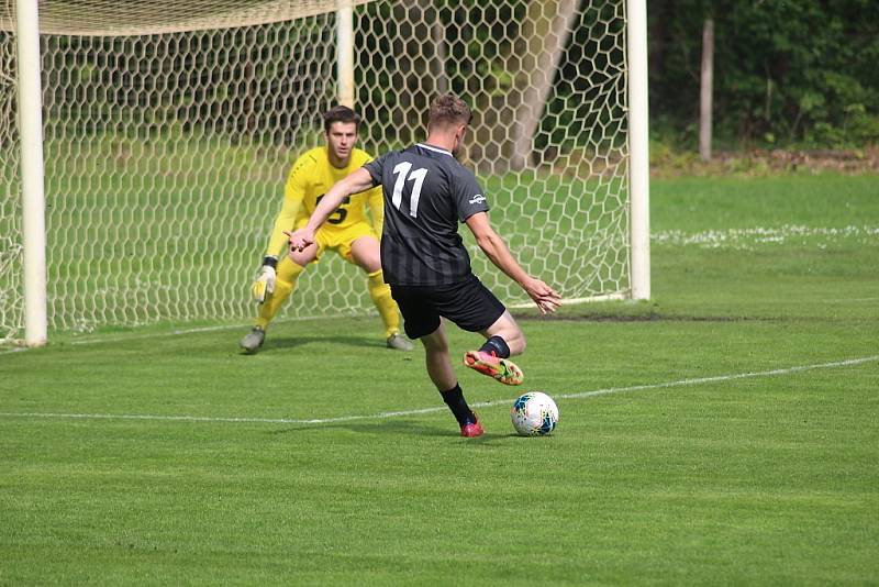 Z fotbalového utkání I.A třídy Slovan Poděbrady - Čáslav B