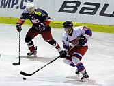 Z hokejového utkání druhé ligy Nymburk - DS České Budějovice (2:3)