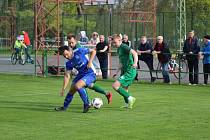 Z fotbalového utkání krajského přeboru Polaban Nymburk - Lysá nad Labem