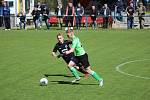 Z fotbalového utkání I.A třídy Slovan Poděbrady - Pšovka Mělník