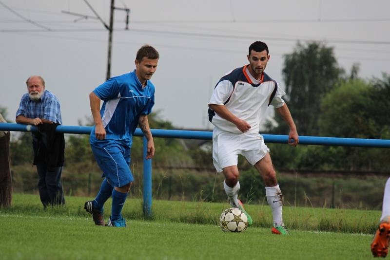 Z fotbalového utkání I.B třídy Sadská - Libice nad Cidlinou 