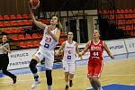 Z basketbalového utkání FIBA Eurocup Women Nymburk - Namur Capitale (70:41)