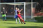 Z fotbalového utkání I.A třídy Slovan Poděbrady - Pšovka Mělník (4:1)