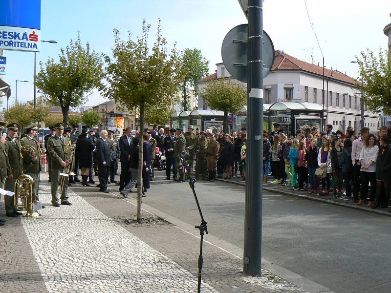 Pietní akce ke konci druhé světové války v Poděbradech