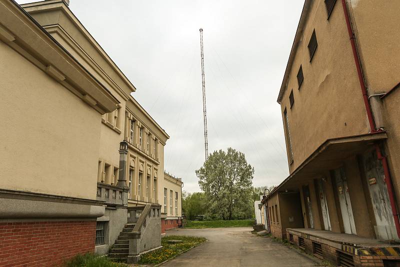 Radiotelegrafní vysílací stanice Poděbrady v květnu 2021.