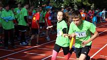 Vítězem se stala štafeta Základní školy TGM, která zvládla maratonskou trať v čase pod dvě hodiny.