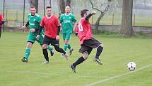 Z fotbalového utkání okresního přeboru Opočnice - Přerov nad Labem (3:0)