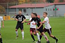 Z fotbalového utkání I.A třídy Bohemia Poděbrady - Slovan Poděbrady (3:0)