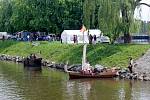 Na čtyři dny se na labském břehu usídlil už tradiční festival Lodě na Labi.