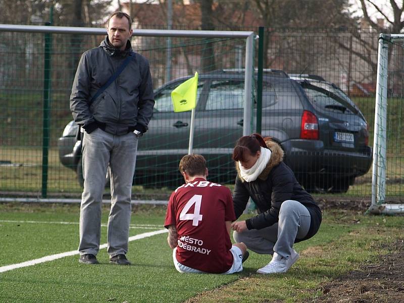 Z utkání fotbalového okresního přeboru Bohemia Poděbrady B - Rožďalovice (2:2)