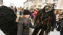 Krampus čerti v Lysé nad Labem v sobotu 4. prosince 2021.