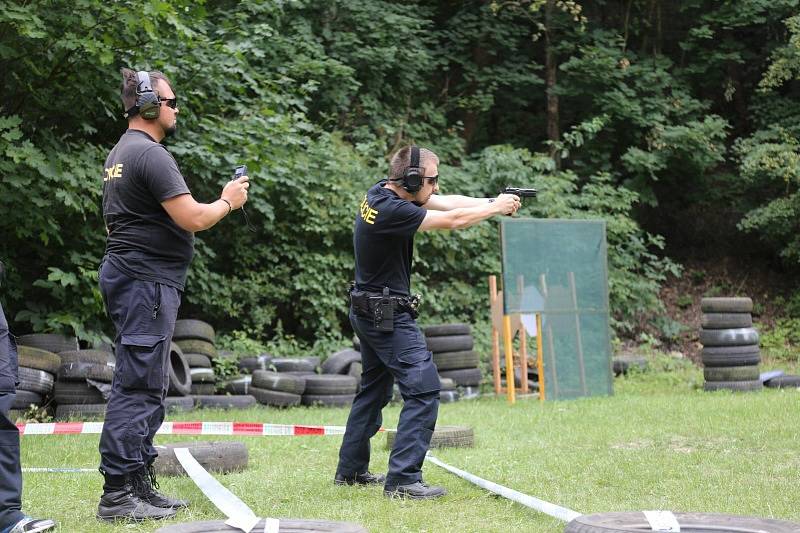 Přebor Krajského ředitelství policie Středočeského kraje ve střelbě ze služební zbraněˇ.