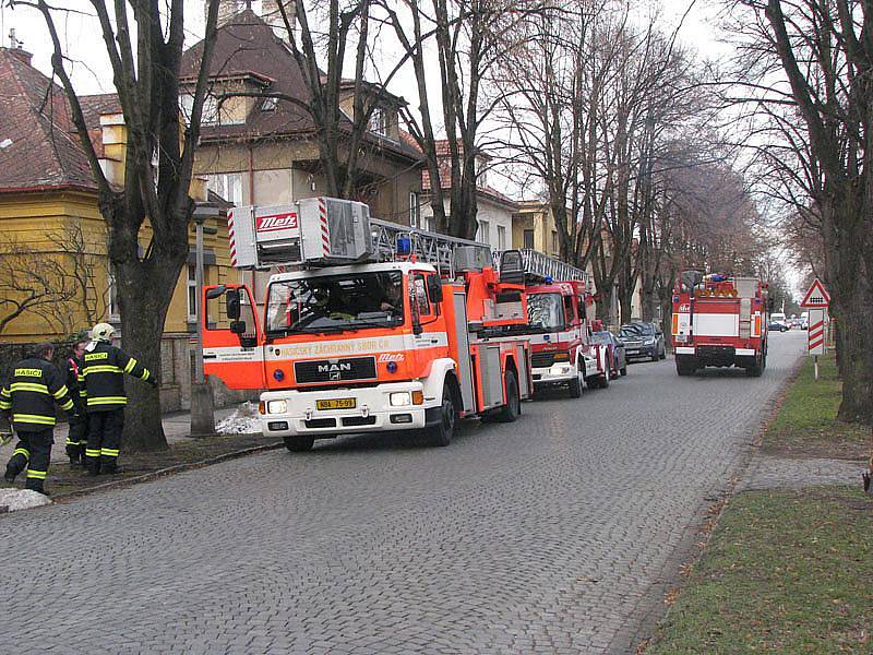 Planý poplach v ulici Dr. Horákové v Poděbradech