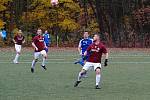 Z fotbalového utkání krajského přeboru Bohemia Poděbrady - Vlašim B (2:2, PK 4:3)